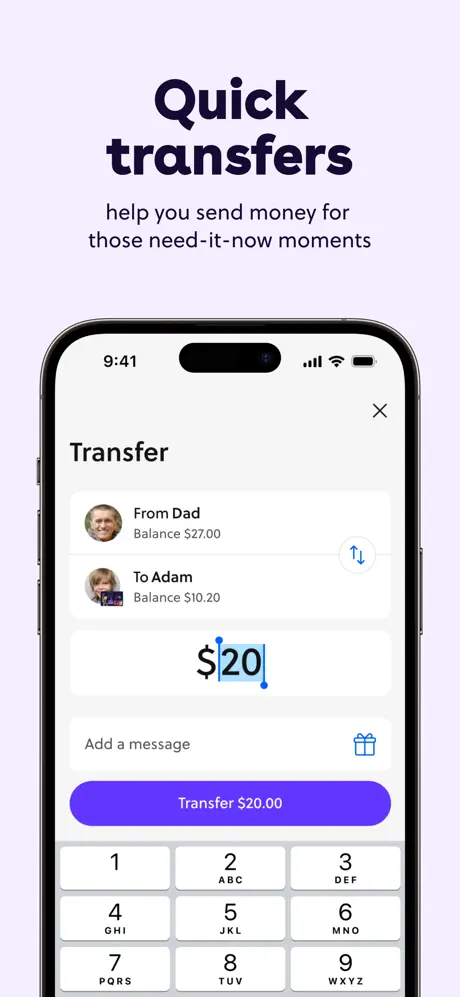 GoHenry: Banking for Under-18s App Store screenshot 4
