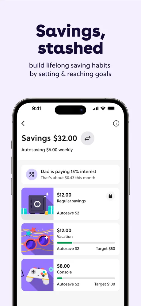 GoHenry: Banking for Under-18s App Store screenshot 5