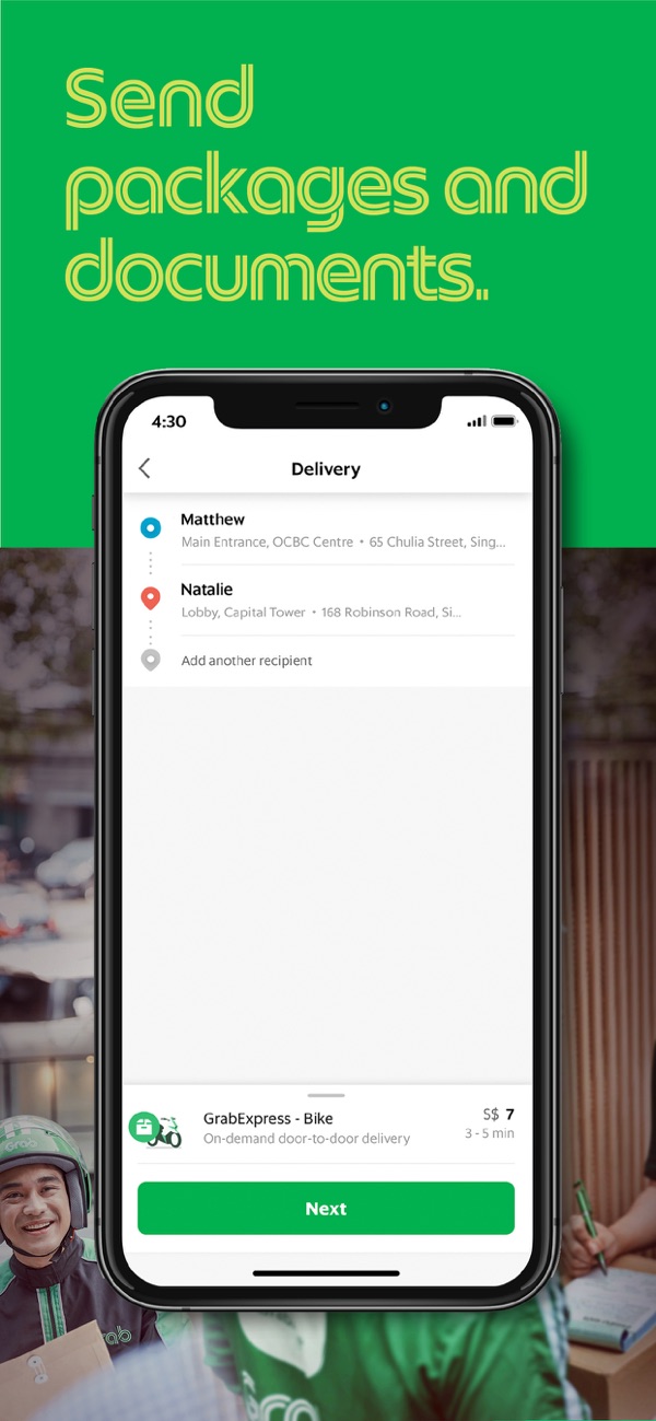 Grab App App Store screenshot 4