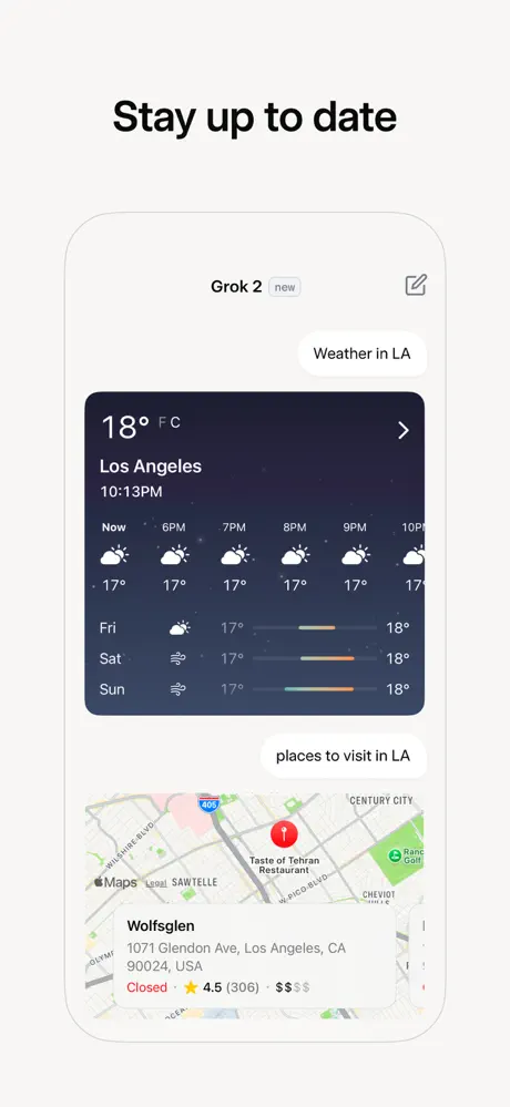 Grok­ App Store screenshot 5