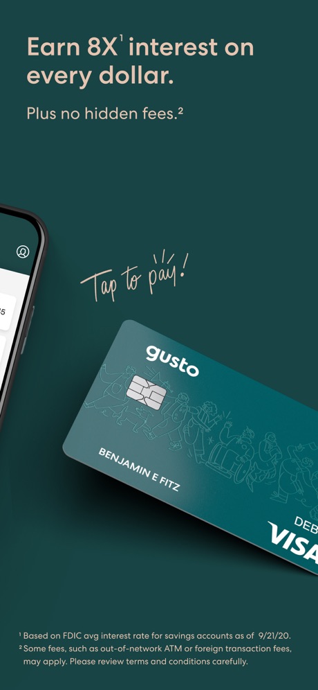 Gusto Wallet App Store screenshot 4