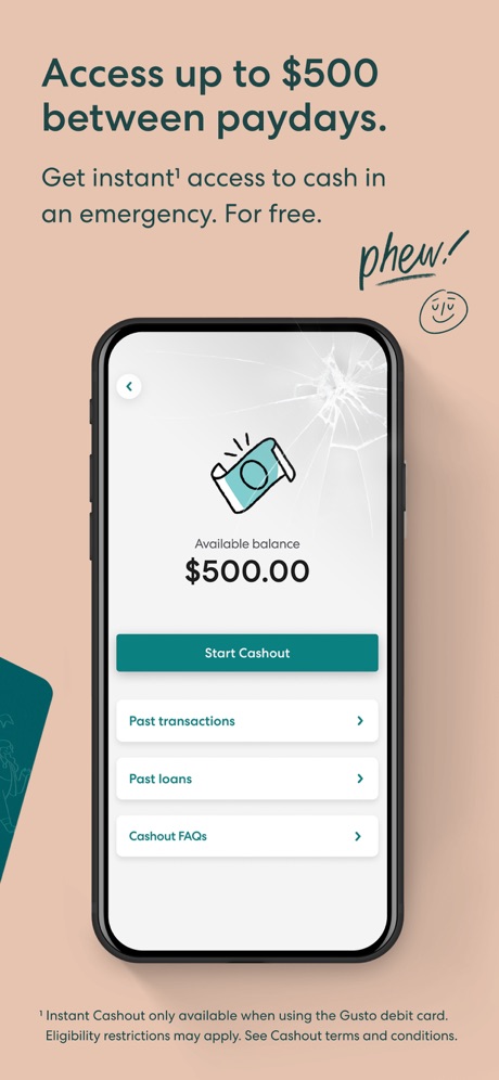 Gusto Wallet App Store screenshot 5