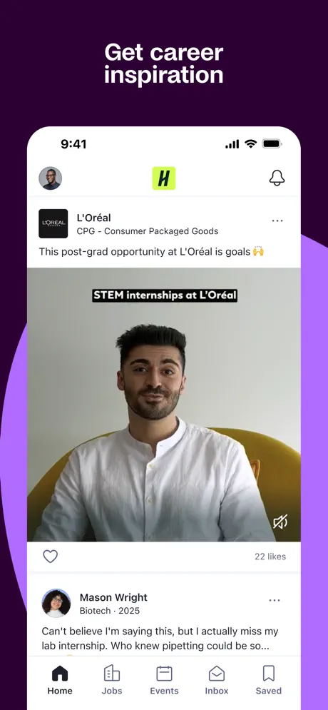 Handshake Jobs & New Careers App Store screenshot 2