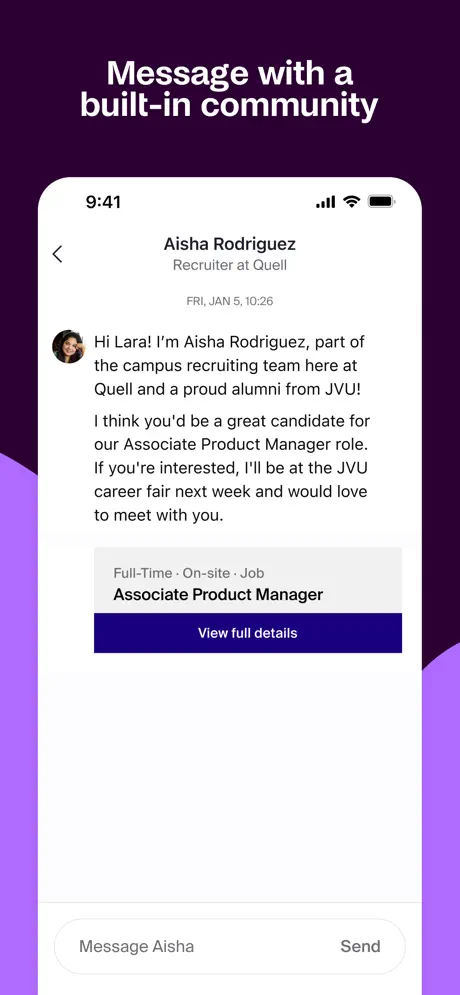 Handshake Jobs & New Careers App Store screenshot 4