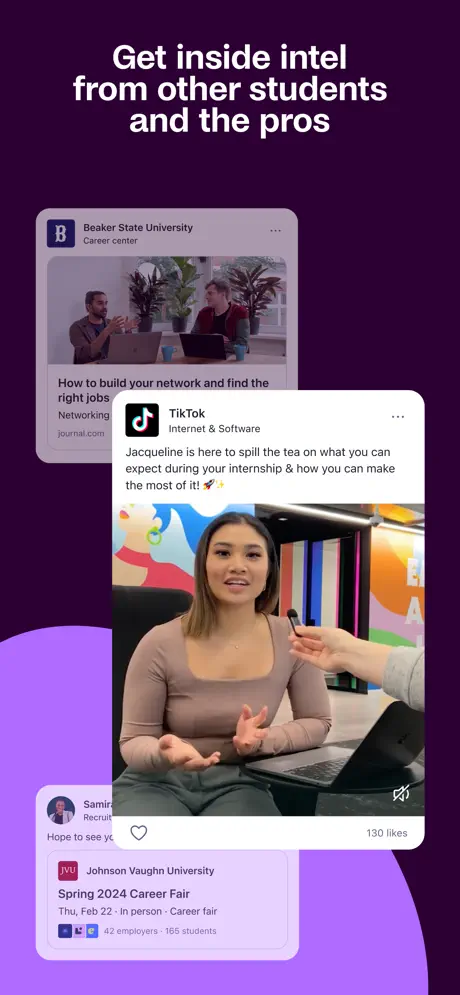 Handshake Jobs & New Careers App Store screenshot 5