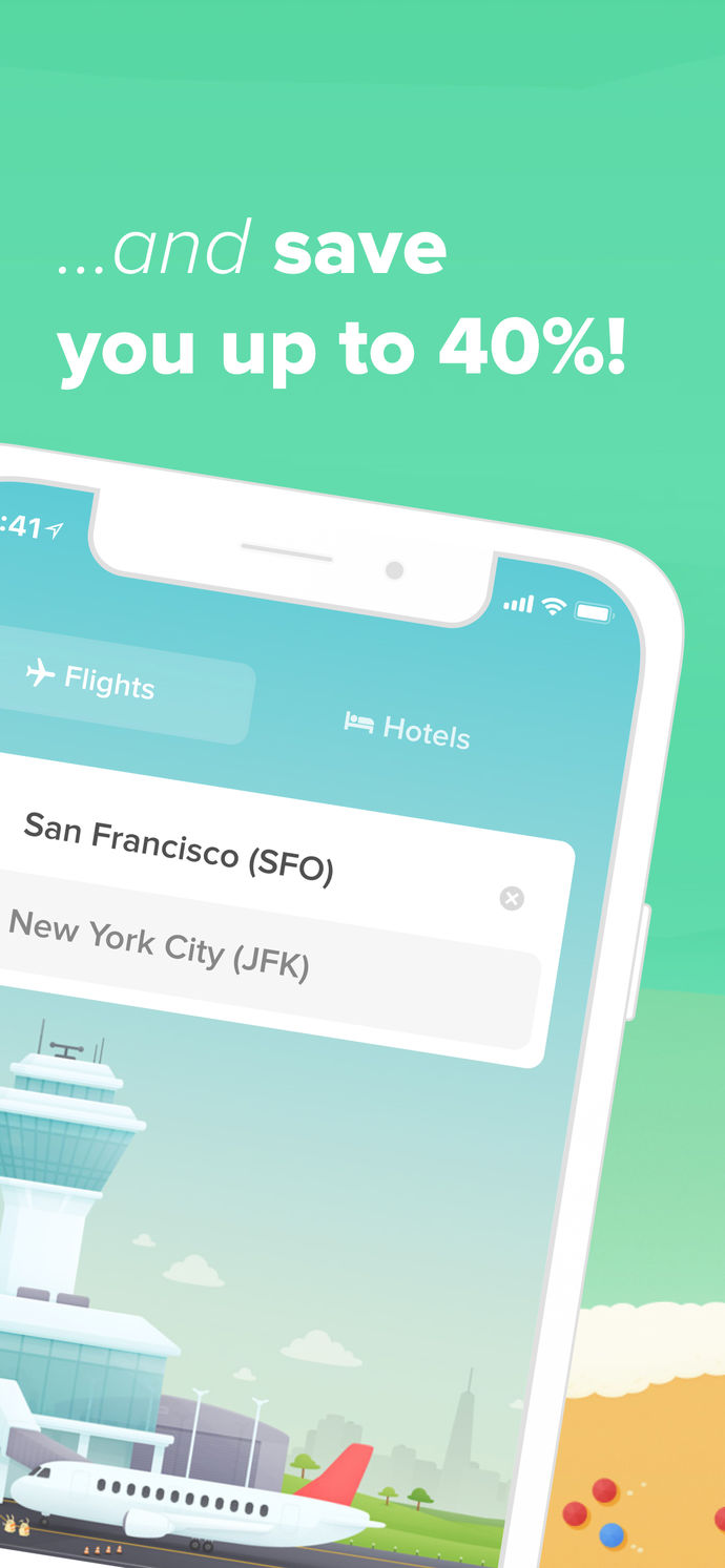 Hopper – Book Flights & Hotels App Store screenshot 2