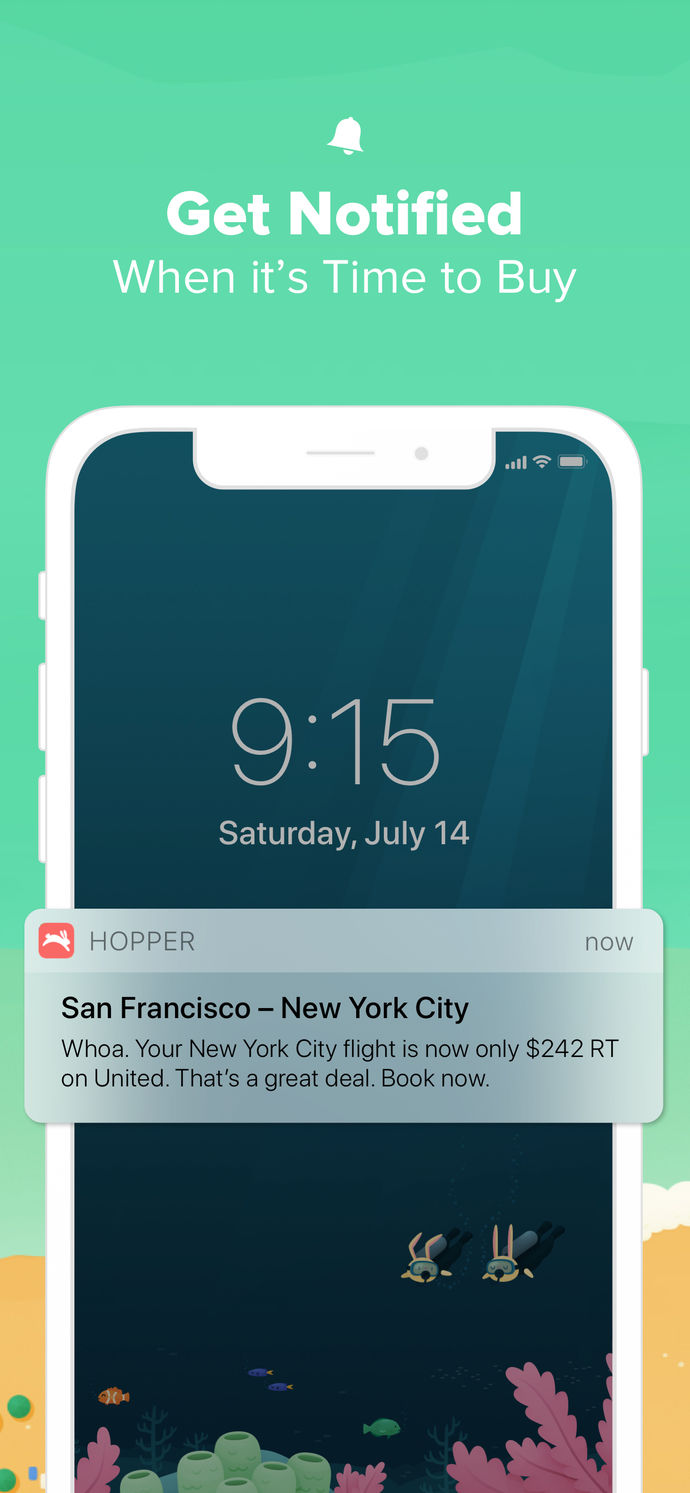Hopper – Book Flights & Hotels App Store screenshot 4