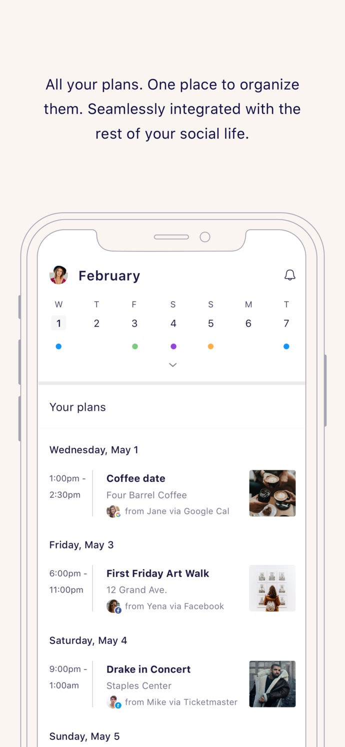IRL – Social Calendar App Store screenshot 3
