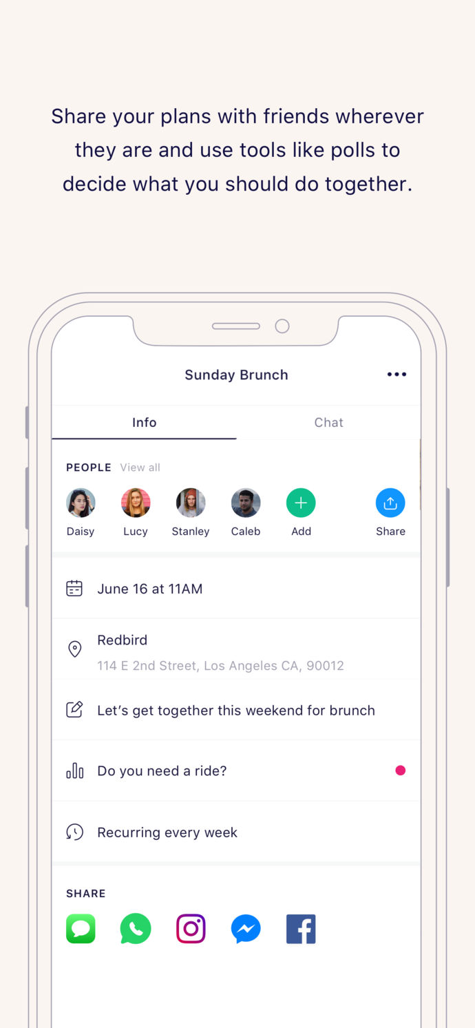 IRL – Social Calendar App Store screenshot 7