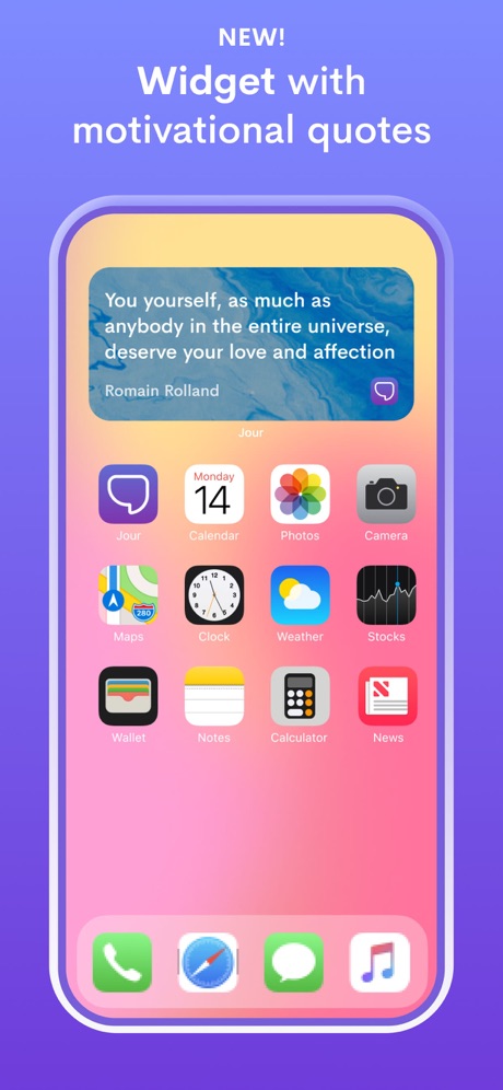 Jour: Daily Self-Care Journa‪l App Store screenshot 6