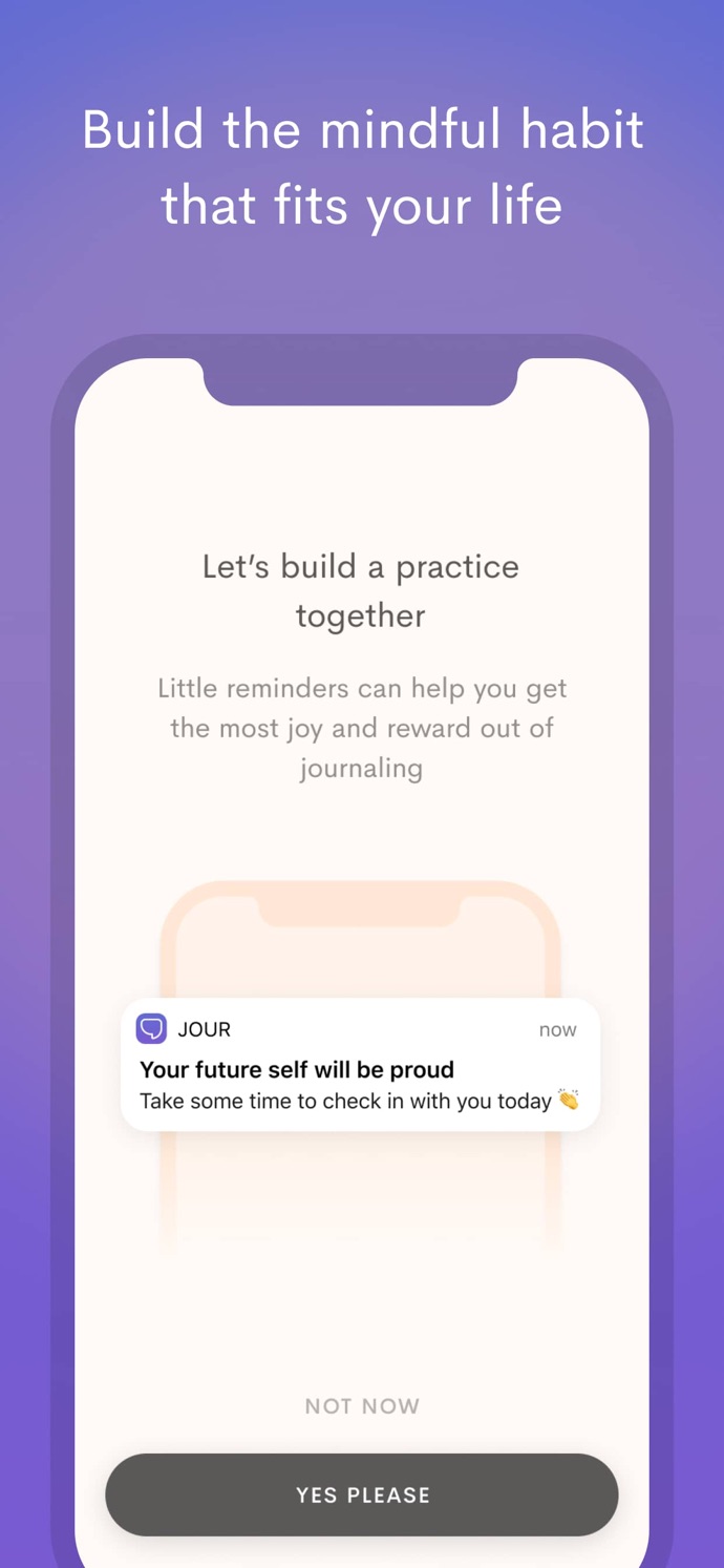 Jour: Journal for Mindfulness App Store screenshot 8