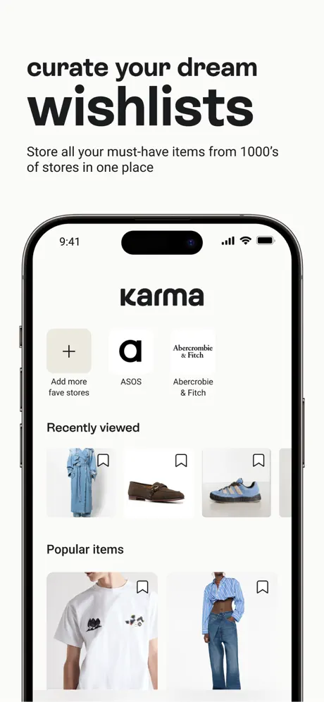 Karma | Shopping but better App Store screenshot 2