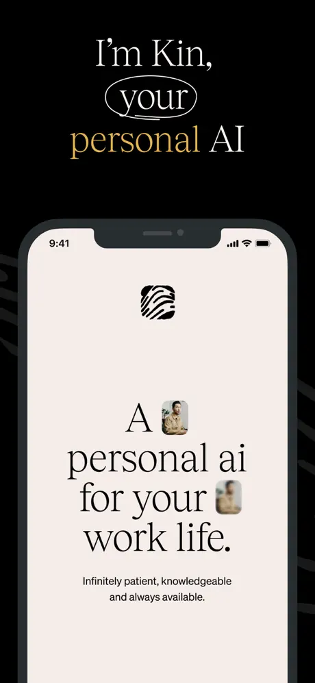 Kin, Your Personal AI Coach App Store screenshot 1