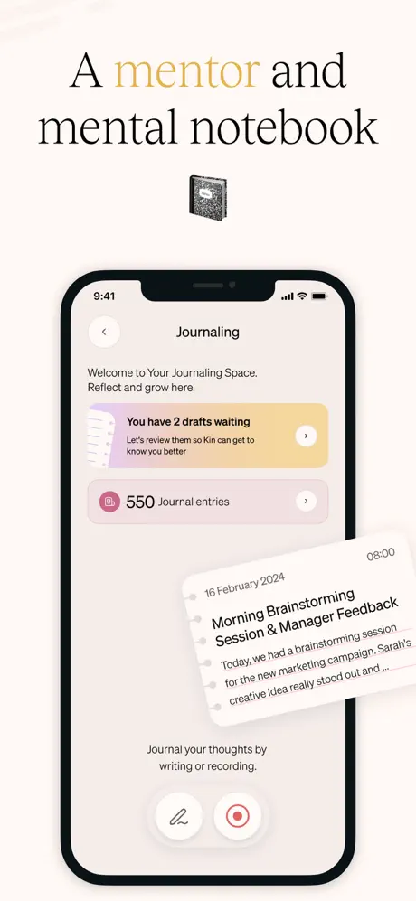 Kin, Your Personal AI Coach App Store screenshot 7