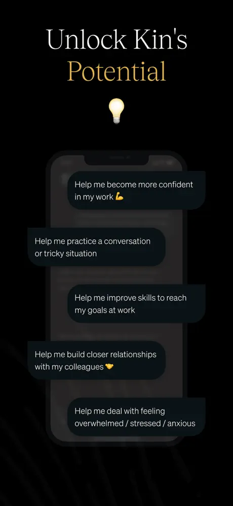 Kin, Your Personal AI Coach App Store screenshot 10