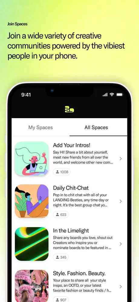 Landing – Creative Universe App Store screenshot 4