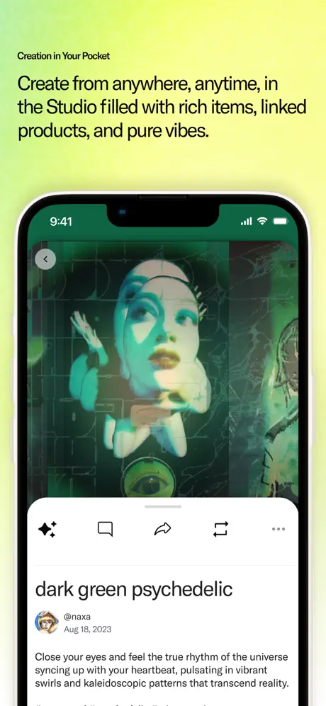 Landing – Creative Universe App Store screenshot 5