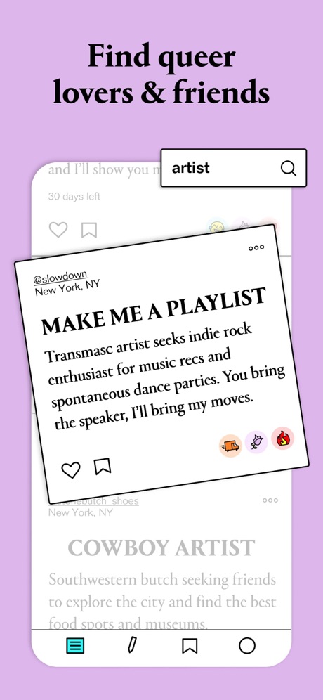 Lex – Queer Friends & Dating App Store screenshot 3