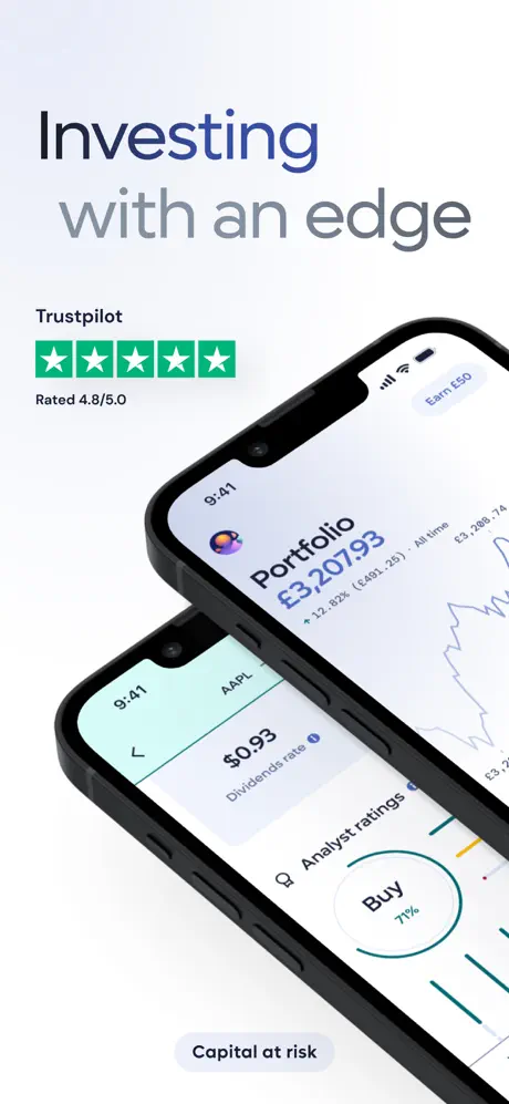 Lightyear: Invest in stocks App Store screenshot 1