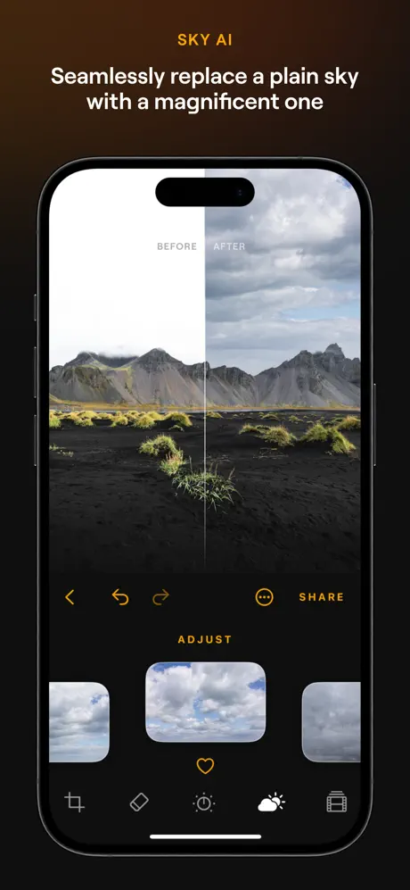 Luminar Mobile Photo Editor App Store screenshot 3