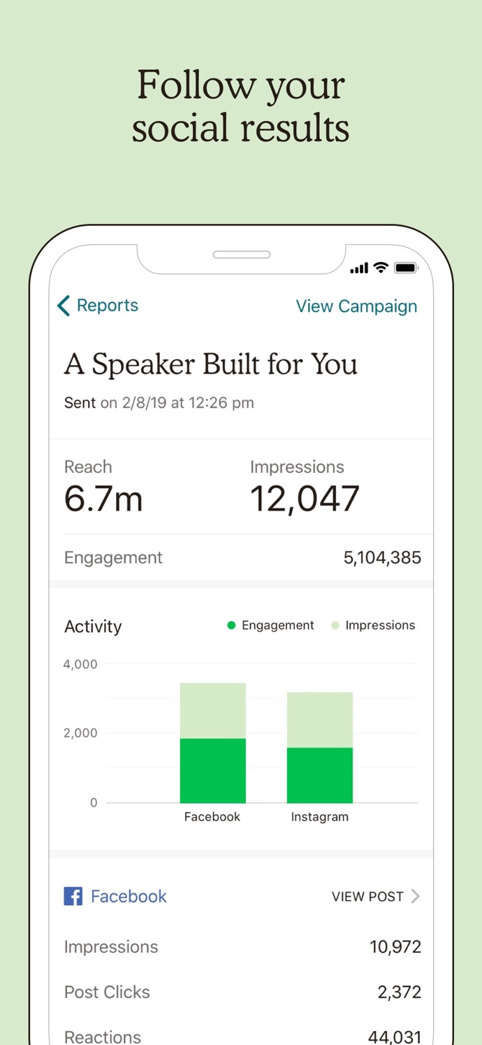 Mailchimp App Store screenshot 3