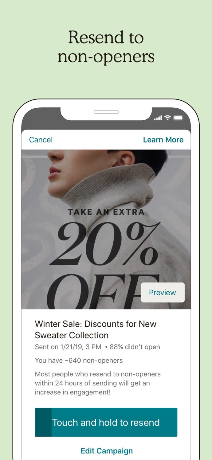 Mailchimp App Store screenshot 5