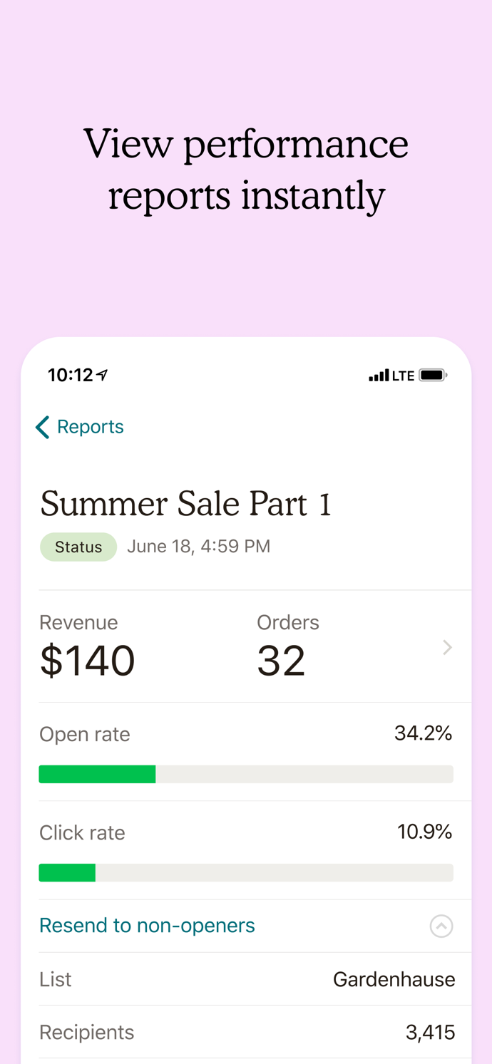Mailchimp Marketing & CRM App Store screenshot 2