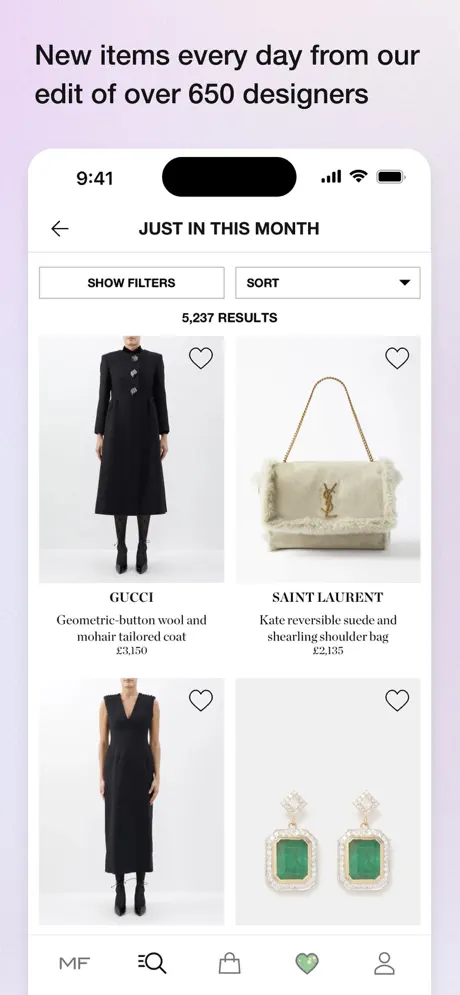 MATCHES: Luxury Fashion App Store screenshot 2