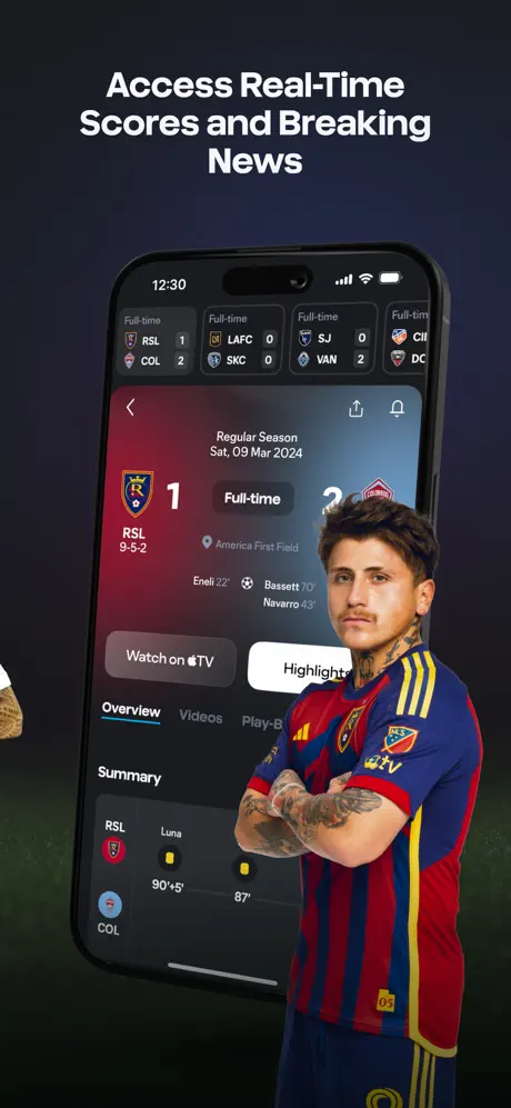MLS: The Official App App Store screenshot 3