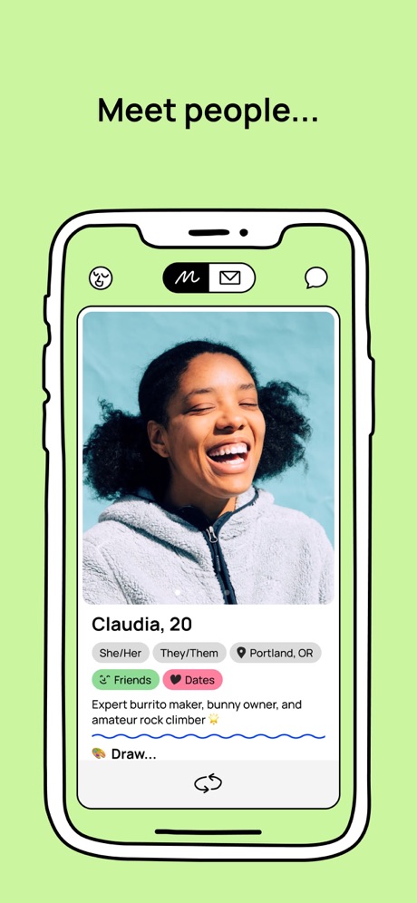 Monet – Draw for Dates/Friends App Store screenshot 1
