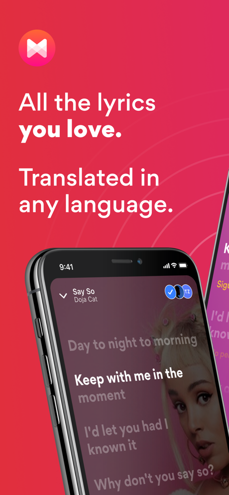 Musixmatch Lyrics Finder App Store screenshot 1