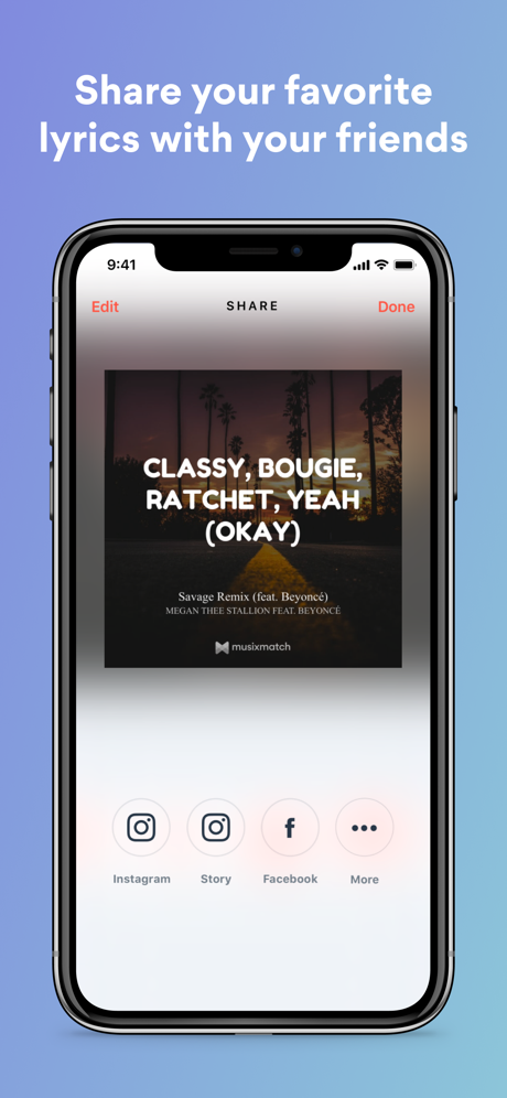 Musixmatch Lyrics Finder App Store screenshot 8