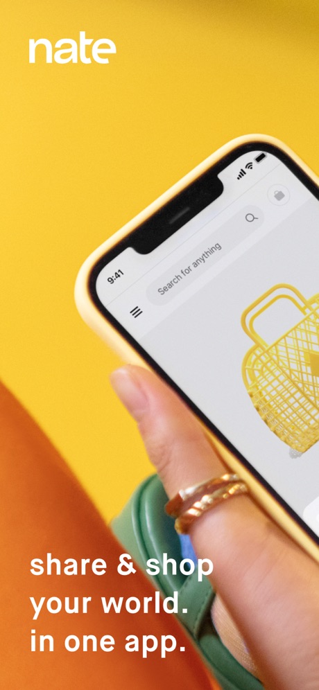 nate | share & shop your world App Store screenshot 1