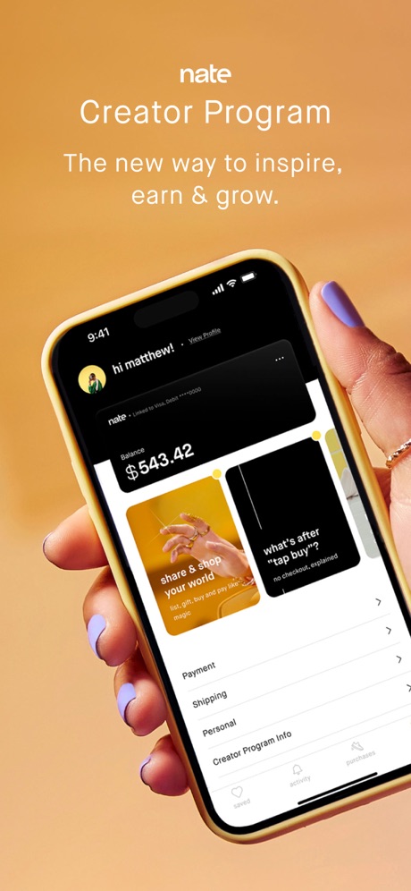 nate | share & shop your world App Store screenshot 8