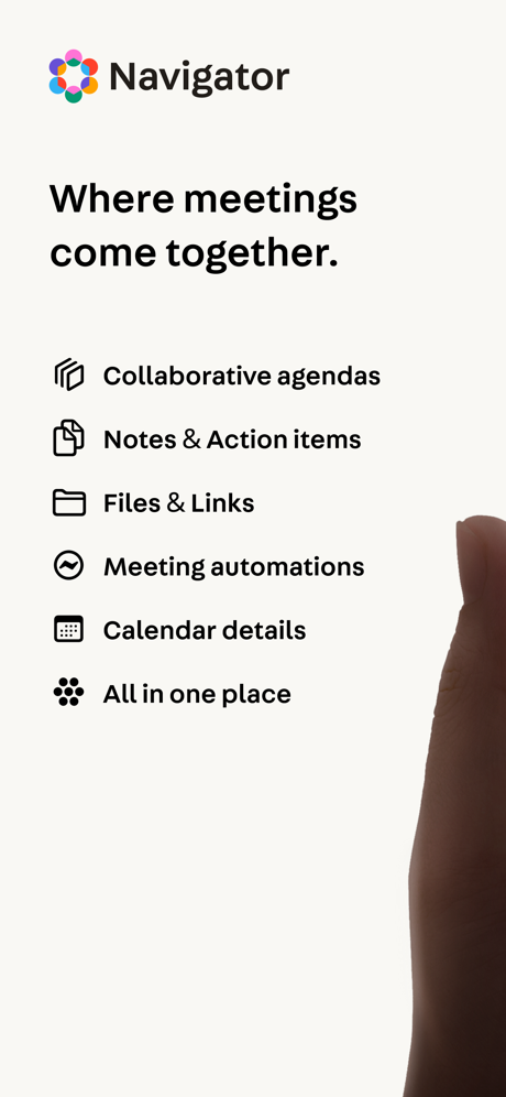 Navigator — Meeting Workspaces App Store screenshot 1