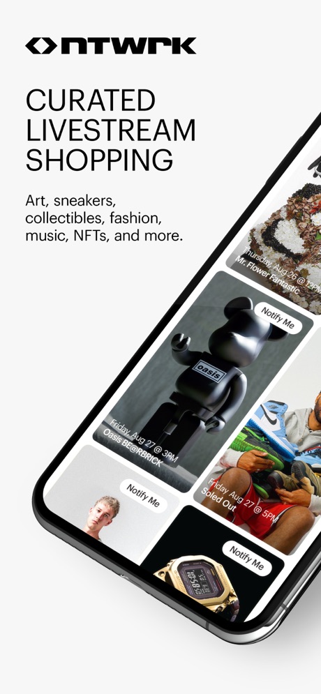 NTWRK – Live Video Shopping App Store screenshot 1