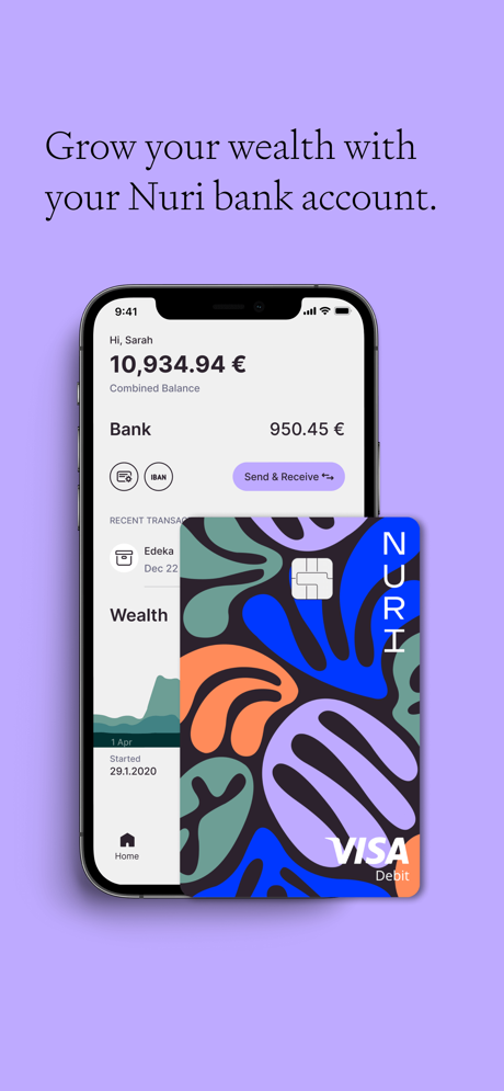 Nuri (ex Bitwala) App Store screenshot 1