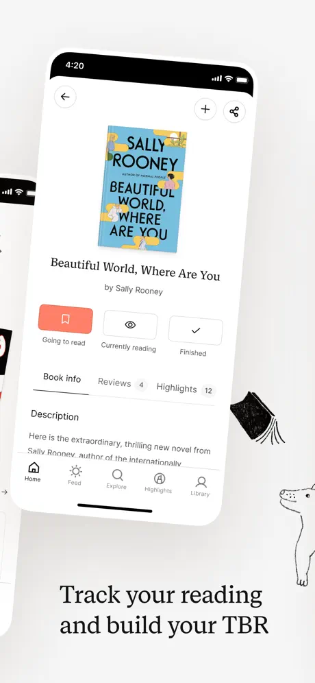 Oku: Book Tracker & Companion App Store screenshot 2