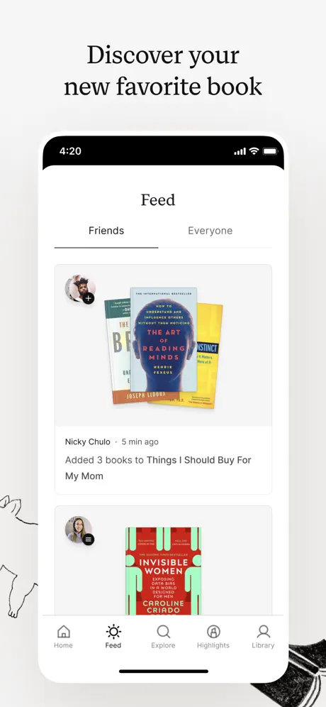 Oku: Book Tracker & Companion App Store screenshot 3