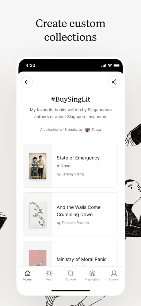 Oku: Book Tracker & Companion App Store screenshot 5