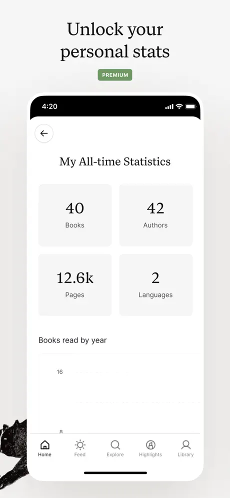 Oku: Book Tracker & Companion App Store screenshot 8