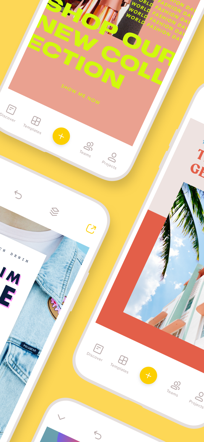 Over: Design/Flyer/Story Maker App Store screenshot 2
