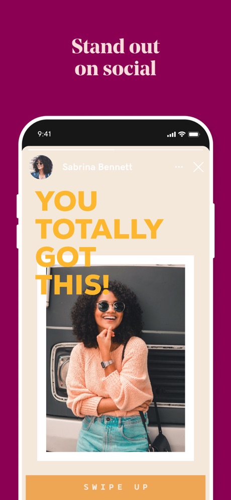 Over (now GoDaddy Studio) App Store screenshot 4
