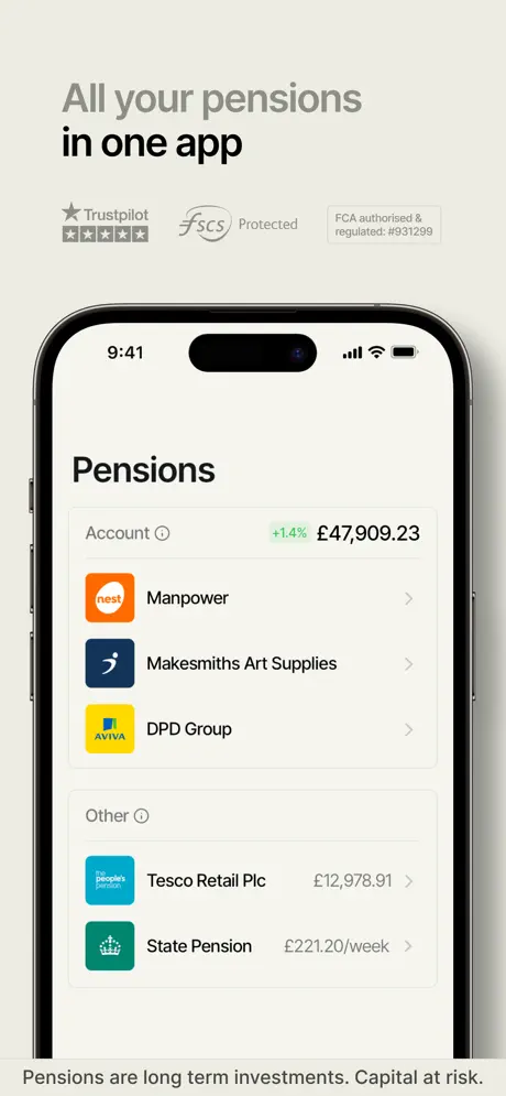 Penny Pension App Store screenshot 1