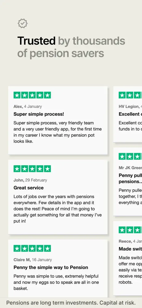 Penny Pension App Store screenshot 5