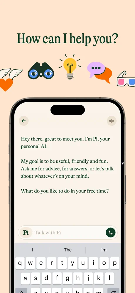 Pi: Personal AI Assistant App Store screenshot 2