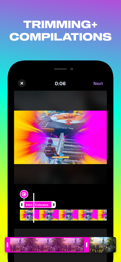 Powder – Edit video game clips App Store screenshot 4