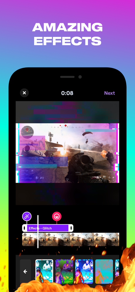 Powder – Edit video game clips App Store screenshot 5