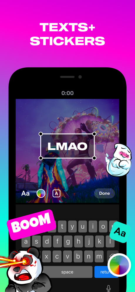 Powder – Edit video game clips App Store screenshot 8