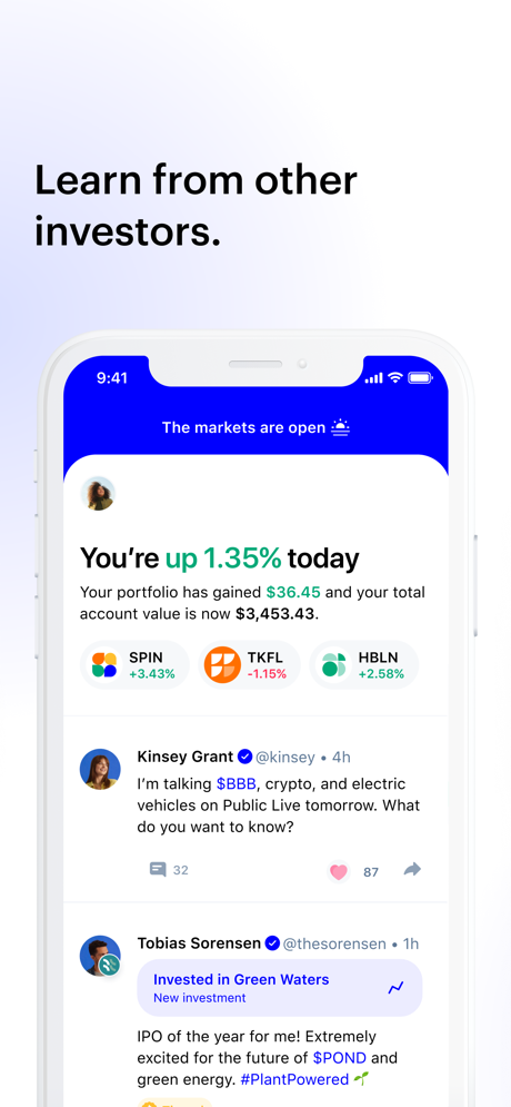 Public.com – Stocks & Crypto App Store screenshot 4
